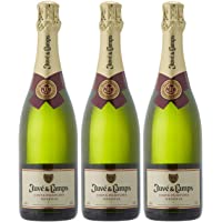 Los mejores  - Juvé &amp- Camps | Cava Reserva Semi-seco Cinta Púpura | Pack de 3 botellas de 75 cl | Pack Regalo Cava | Macabeo- Xarel·lo…